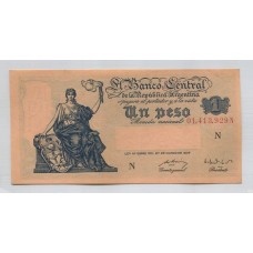 ARGENTINA COL. 418d BILLETE DE $ 1 SIN CIRCULAR UNC